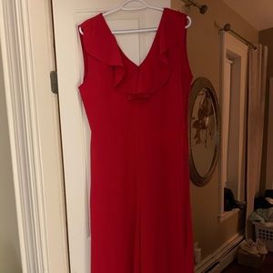 Beautiful red jumpsuit!